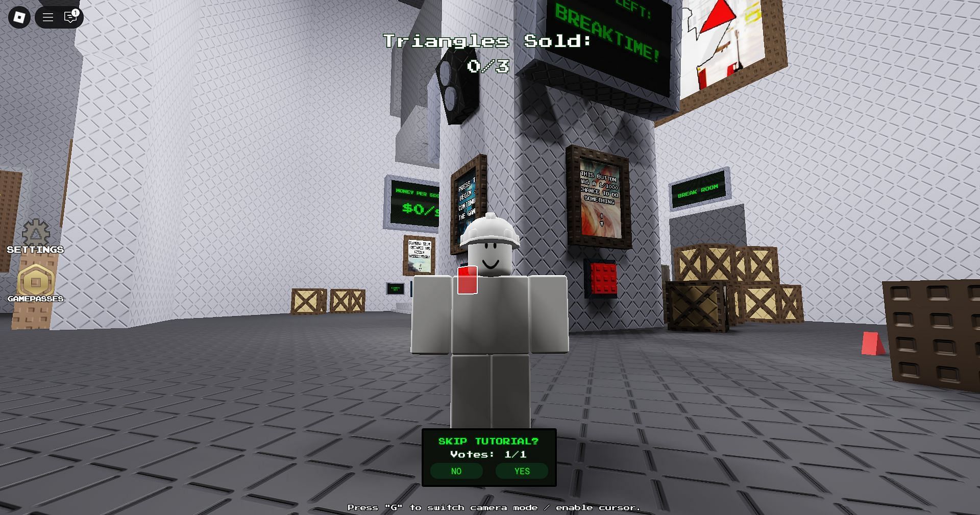 Free Vectors claim here (Image via Roblox)